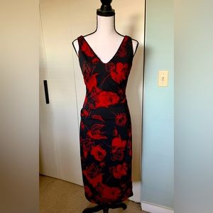 Nicole Miller Ruched Cocktail Dress